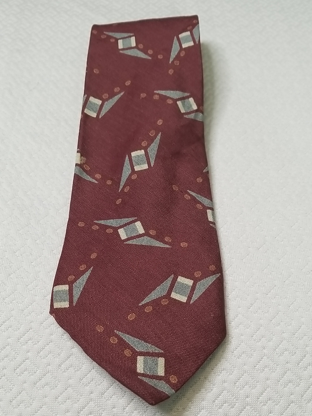 Georgio Armani mens silk & flax neck tie EUC - Picture 1 of 3